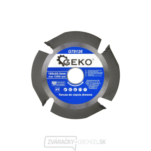 Kotúč na rezanie dreva 125X22,23 mm 4T (100) Kotúč na rezanie dreva 125X22,23 mm 4T (100) gallery main image