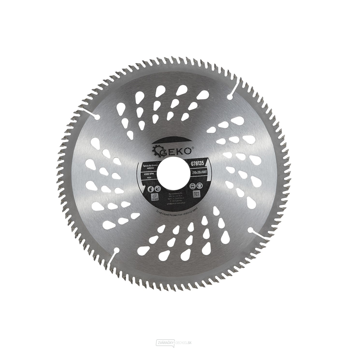 Pílový kotúč na drevo 210x30x100T (50)