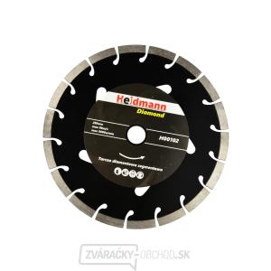 Segm. priemer kotúča 230x22,2x10mm Heidmann/čierna/(25) Segm. priemer kotúča 230x22,2x10mm Heidmann/čierna/(25) gallery main image
