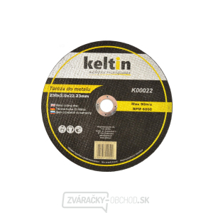 Kotúč na rezanie kovov 230x2,0 mm KELTIN (25/50/100) Kotúč na rezanie kovov 230x2,0 mm KELTIN (25/50/100)