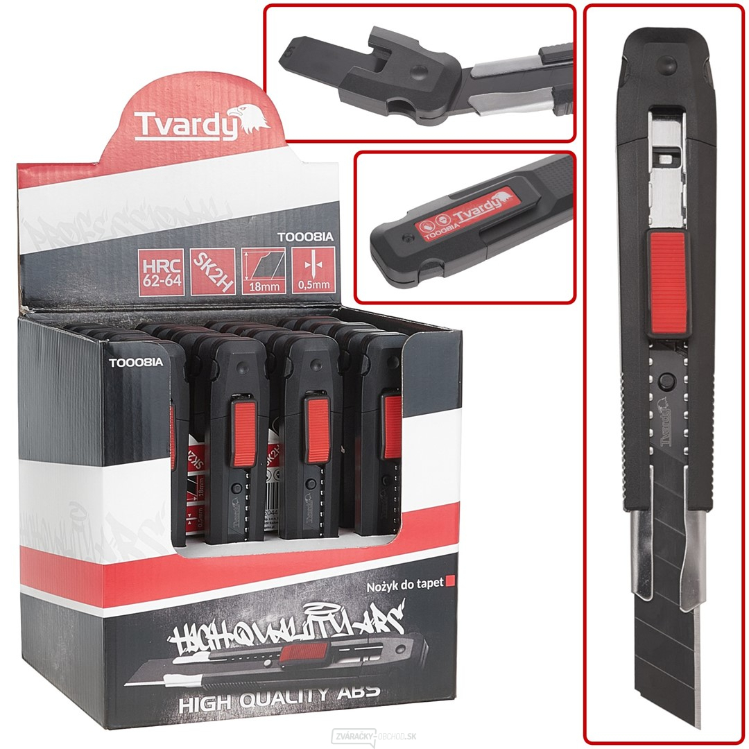 Rezačka na tapety 100x18x0,5mm SK2H TVARDY - vystavovací kartón (24/144)