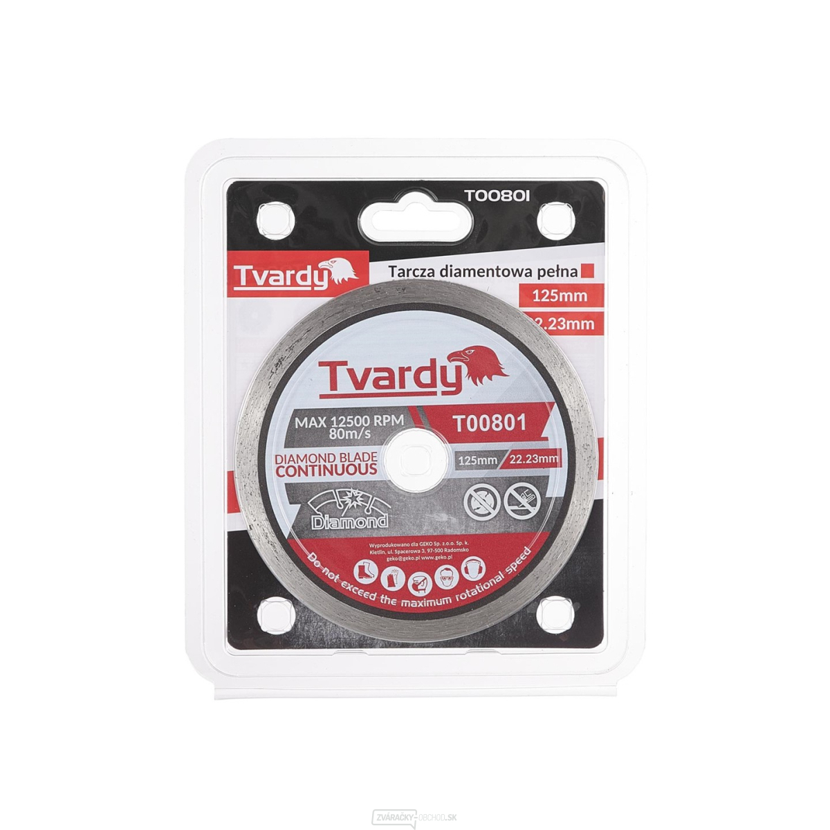 Diamantový kotúč 125x7,5x22,23 mm (100)