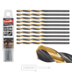 Čierno-zlatý vrták HSS do kovu 3,20 mm (10/300/3000) Čierno-zlatý vrták HSS do kovu 3,20 mm (10/300/3000) gallery main image
