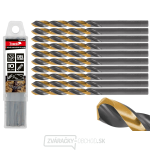 Čierno-zlatý vrták HSS do kovu 4,10 mm (10/100/1000) Čierno-zlatý vrták HSS do kovu 4,10 mm (10/100/1000) gallery main image