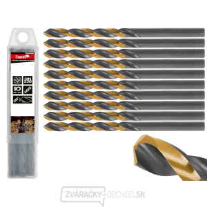 Čierno-zlatý vrták HSS do kovu 6,20 mm (10/100/1000) Čierno-zlatý vrták HSS do kovu 6,20 mm (10/100/1000) gallery main image