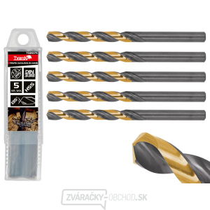 Čierno-zlatý vrták HSS do kovu 7,50 mm (5/50/500) Čierno-zlatý vrták HSS do kovu 7,50 mm (5/50/500) gallery main image