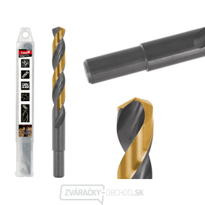 Čierno-zlatý vrták do kovu HSS 16,00 mm (1/25/50) Čierno-zlatý vrták do kovu HSS 16,00 mm (1/25/50) gallery main image