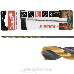 Čiernozlatý predĺžený vrták do kovu HSS M2 3,0 mm (1/125/500) Čiernozlatý predĺžený vrták do kovu HSS M2 3,0 mm (1/125/500) gallery main image