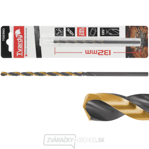 Čiernozlatý predĺžený vrták do kovu HSS M2 5,0 mm (1/100/400) Čiernozlatý predĺžený vrták do kovu HSS M2 5,0 mm (1/100/400) gallery main image