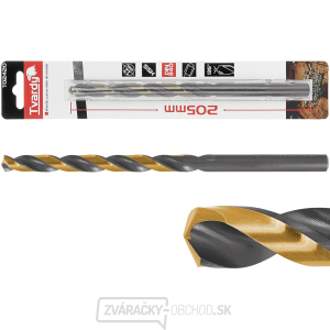 Čierno-zlatý predĺžený vrták do kovu HSS M2 12,0 mm (1/25/100) Čierno-zlatý predĺžený vrták do kovu HSS M2 12,0 mm (1/25/100) gallery main image