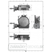 Horizontálně-vertikální kruhový dělicí stůl RT 200 Náhľad