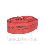 Červená lamelová hadica /fireman/ 2