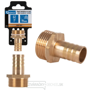 Mosadzná hadicová vsuvka 19 mm - 1 Mosadzná hadicová vsuvka 19 mm - 1