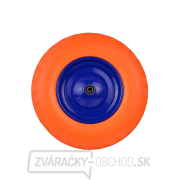 Koliesko trakára 4.00-8 pevné PU oranžové/(5) Náhľad