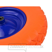 Koliesko trakára 4.00-8 pevné PU oranžové/(5) Náhľad