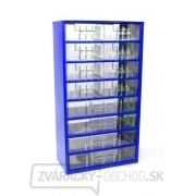 Závesná skrinka - 8 S, 4 V - modrá 6754M Závesná skrinka - 8 S, 4 V - modrá 6754M gallery main image