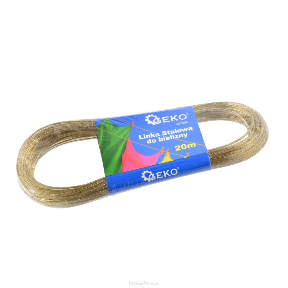 Oceľové lano na spodnú bielizeň 2 mm x 20 m (48)