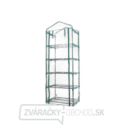 Mini záhradný skleník - balkón 5 políc  Náhľad