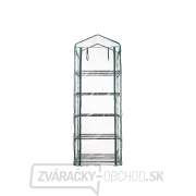 Mini záhradný skleník - balkón 5 políc  Náhľad