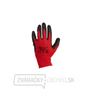 Ochranné rukavice GEKO r.7/latex červené/ (12/240) Náhľad