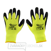ZELENÉ zateplené zimné pracovné rukavice veľkosť 9 (12/480) Náhľad
