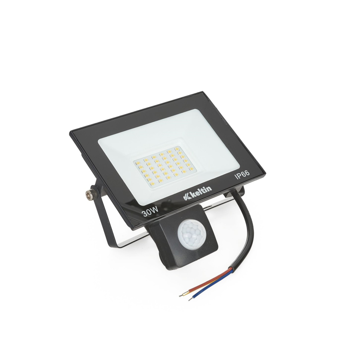 LED reflektor 30W s detektorom pohybu - studená biela 6500K (40)