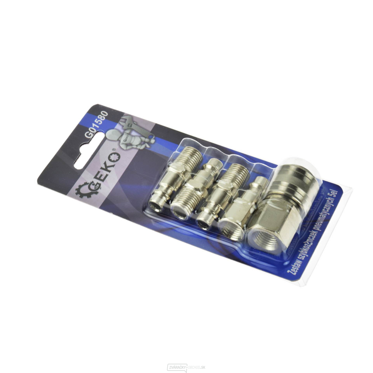 Sada pneumatických rýchlospojok 5el.  (100) Sada pneumatických rýchlospojok 5el.  (100) gallery main image