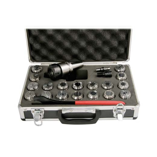 OPTIMUM Súprava upínača ISO40/M16/ER32 a klieštin 2-20 mm (18 ks) 3352056