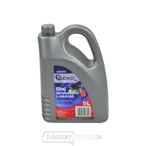Kompresorový olej L-DAA100 GEKO 5L (3) Kompresorový olej L-DAA100 GEKO 5L (3) gallery main image