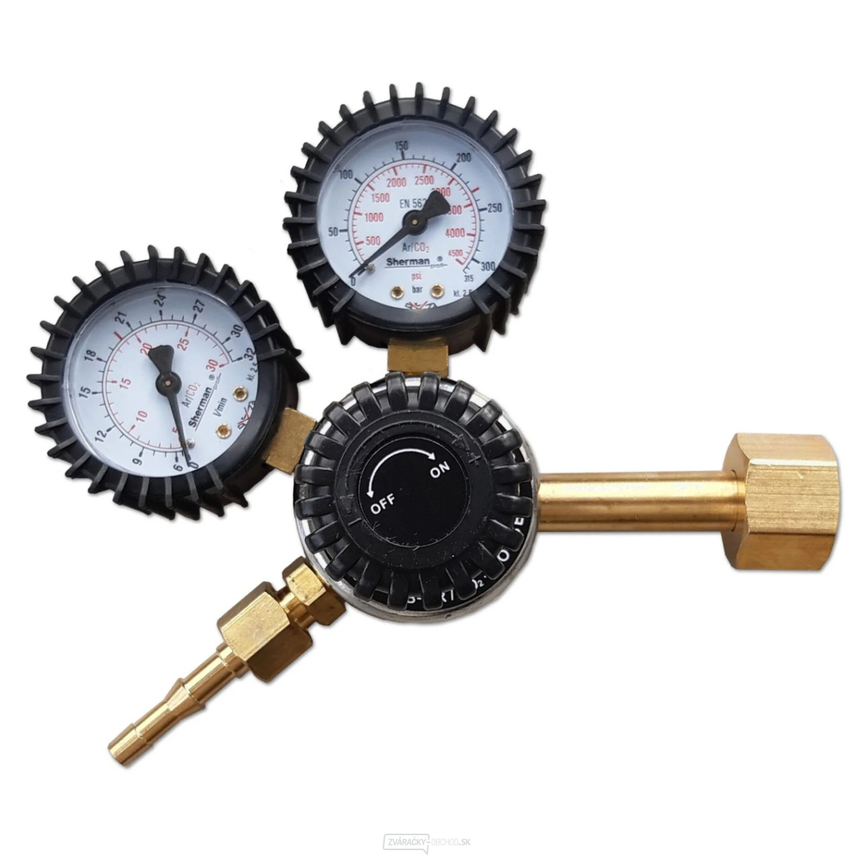 Sherman Redukčný Ventil Co2/Argon RB-Co2