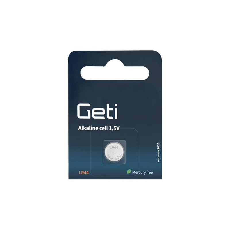 Batéria LR44 (AG13) GETI alkalická