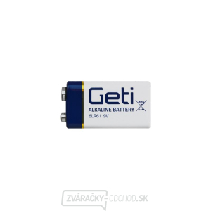 Batéria 9V (6LR61) alkalická GETI Batéria 9V (6LR61) alkalická GETI gallery main image