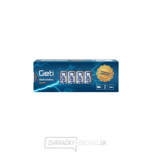 Batéria AA (LR6) alkalická GETI 1,5 V (10 kusov) Batéria AA (LR6) alkalická GETI 1,5 V (10 kusov) gallery main image