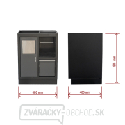 Dielenská skrinka Matabro MB-TGC1301A | na odpadky | 680x458x910 mm náhled