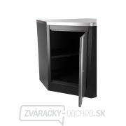 Rohová jednodverová dielenská skrinka Matabro MB-TGC1300B | 1 polica | 864x864x910 mm náhled