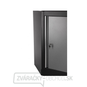 Rohová jednodverová dielenská skrinka Matabro MB-TGC1300B | 1 polica | 864x864x910 mm náhled
