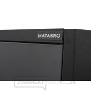 Rohová jednodverová dielenská skrinka Matabro MB-TGC1300B | 1 polica | 864x864x910 mm Náhľad