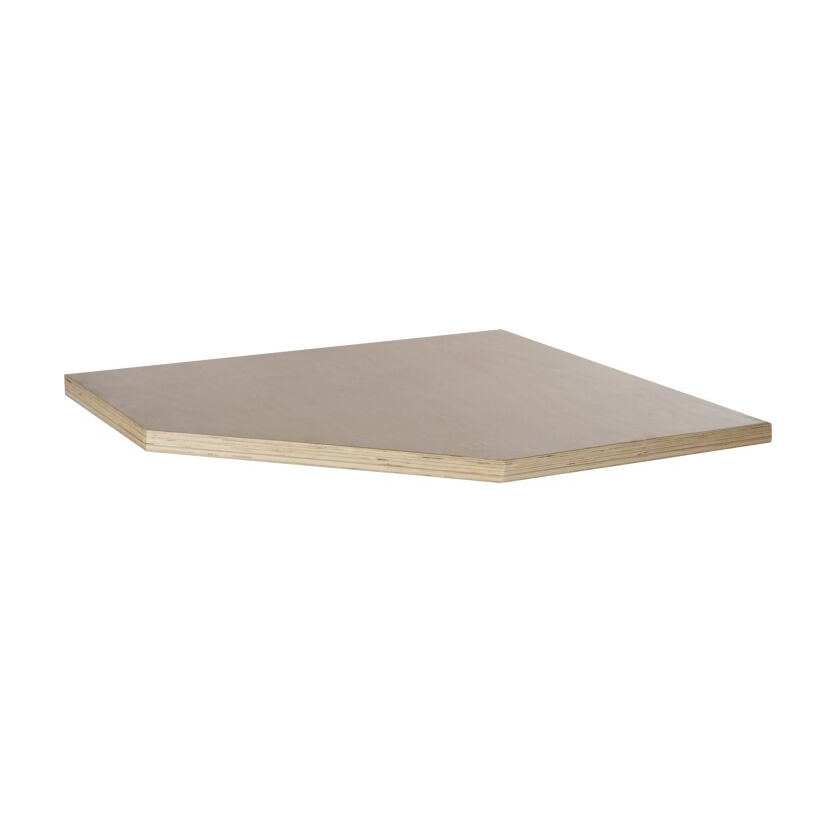 Rohová drevená pracovná doska do zostavy dielenského nábytku Matabro MB-TGW34 | 865x865x40 mm