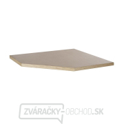 Rohová drevená pracovná doska do zostavy dielenského nábytku Matabro MB-TGW34 | 865x865x40 mm Rohová drevená pracovná doska do zostavy dielenského nábytku Matabro MB-TGW34 | 865x865x40 mm gallery main image