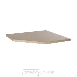 Rohová drevená pracovná doska do zostavy dielenského nábytku Matabro MB-TGW34 | 865x865x40 mm Rohová drevená pracovná doska do zostavy dielenského nábytku Matabro MB-TGW34 | 865x865x40 mm gallery main image