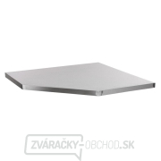 Rohová nerezová pracovná doska do zostavy dielenského nábytku Matabro MB-TGW34S | 865x865x40 mm Rohová nerezová pracovná doska do zostavy dielenského nábytku Matabro MB-TGW34S | 865x865x40 mm gallery main image