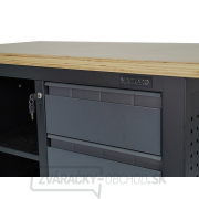 Pracovný dielenský stôl Matabro MB-TSK5403-L | 3 zásuvky | 1 polica | 1200 x 600 x 860 - 900 mm náhled