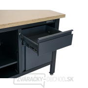 Pracovný dielenský stôl Matabro MB-TSK7522-L | 2 zásuvky | 2 skrinky | 1 polica | 1690 x 600 x 860 - 900 mm Pracovný dielenský stôl Matabro MB-TSK7522-L | 2 zásuvky | 2 skrinky | 1 polica | 1690 x 600 x 860 - 900 mm náhled