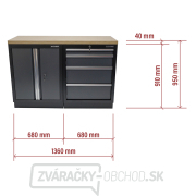 AKČNÝ SET Dielenská skrinka MB-TGC1304 a MB-TGC1300 s drevenou pracovnou doskou MB-TGW53 AKČNÝ SET Dielenská skrinka MB-TGC1304 a MB-TGC1300 s drevenou pracovnou doskou MB-TGW53 náhled