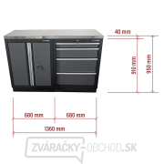 AKČNÝ SET Dielenská skrinka MB-TGC1304 a MB-TGC1300 s nerezovou pracovnou doskou MB-TGW53S AKČNÝ SET Dielenská skrinka MB-TGC1304 a MB-TGC1300 s nerezovou pracovnou doskou MB-TGW53S náhled