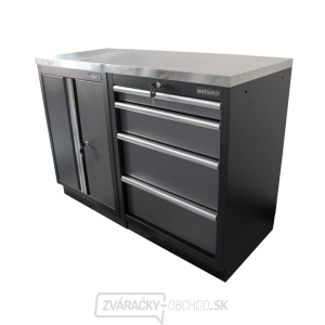 AKČNÝ SET Dielenská skrinka MB-TGC1304 a MB-TGC1300 s nerezovou pracovnou doskou MB-TGW53S AKČNÝ SET Dielenská skrinka MB-TGC1304 a MB-TGC1300 s nerezovou pracovnou doskou MB-TGW53S gallery main image