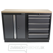 AKČNÝ SET Dielenská skrinka MB-TGC1305 a MB-TGC1300 s drevenou pracovnou doskou MB-TGW53 Náhľad