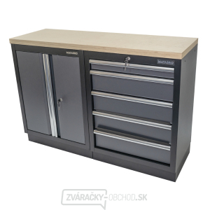 AKČNÝ SET Dielenská skrinka MB-TGC1305 a MB-TGC1300 s drevenou pracovnou doskou MB-TGW53 AKČNÝ SET Dielenská skrinka MB-TGC1305 a MB-TGC1300 s drevenou pracovnou doskou MB-TGW53 gallery main image