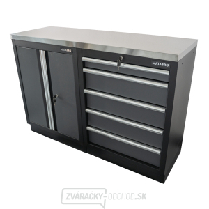 AKČNÝ SET Dielenská skrinka MB-TGC1305 a MB-TGC1300 s nerezovou pracovnou doskou MB-TGW53S AKČNÝ SET Dielenská skrinka MB-TGC1305 a MB-TGC1300 s nerezovou pracovnou doskou MB-TGW53S gallery main image