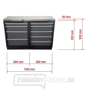 AKČNÝ SET Dielenská skrinka MB-TGC1305 a MB-TGC1304 s nerezovou pracovnou doskou MB-TGW53S AKČNÝ SET Dielenská skrinka MB-TGC1305 a MB-TGC1304 s nerezovou pracovnou doskou MB-TGW53S náhled